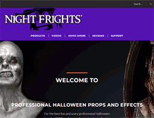 Tablet Screenshot of nightfrights.com